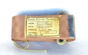 BEECHCRAFT VINTAGE Aircraft Seat Belt NEW 50-534269-615 CAA TSO 1965 USA Part